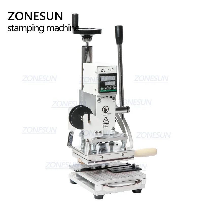 ZONESUN ZS110 الساخن احباط ختم - مراجعة Leatherwork Hand Press وسعره