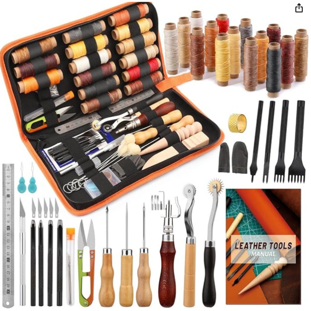 أدوات عمل بالجلد، طقم أدوات عم - مراجعة Groover Stitching Tool وسعره